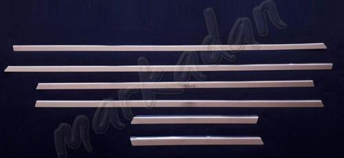 Audi A3 HB Krom Cam Çıtası 2005-2012 6 Parça Paslanmaz Çelik