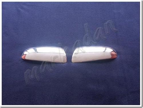 Chevrolet Aveo Krom Ayna Kapağı 2006-2011 2 Parça Paslanmaz Çelik
