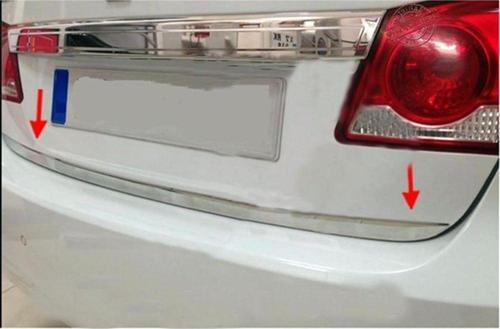 Chevrolet Cruze Sedan Krom Bagaj Alt Çıta 2009-2016 Paslanmaz Çelik