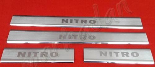 Dodge Nitro Krom Kapı Eşiği 2007-2012 4 Parça Paslanmaz Çelik