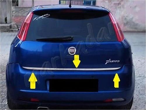Fiat Grande Punto Krom Bagaj Alt Çıta 2006-2017 Paslanmaz Çelik