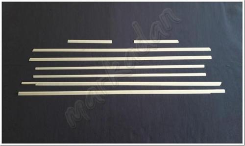 Mercedes Viano W639 Kısa Şasi Krom Cam Çıtası 2004-2014 8 Parça Paslanmaz Çelik