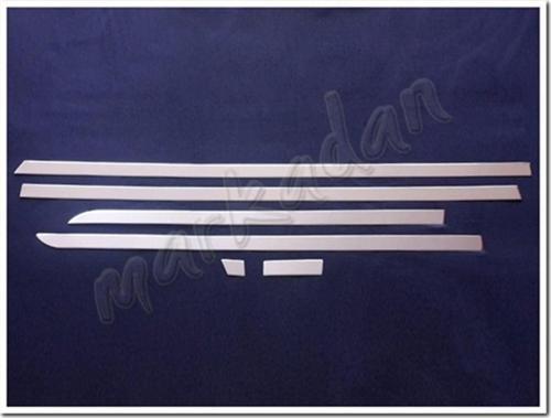 Mercedes Vito W447 Kısa Şase Krom Yan Kapı Çıtası 2014 Sonrası 6 Parça Paslanmaz Çelik