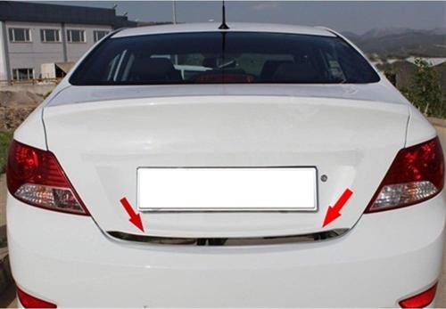 Hyundai Accent Blue Krom Bagaj Alt Çıta Paslanmaz Çelik