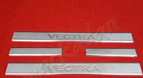 Opel Vectra C Krom Kapı Eşiği 2002-2009 4 Parça Paslanmaz Çelik