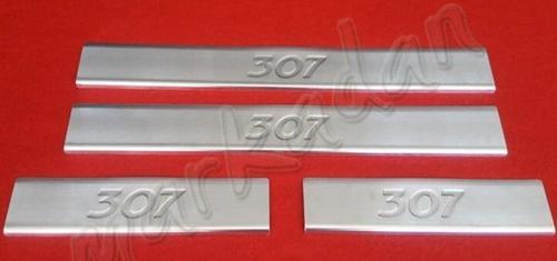 Peugeot 307 Krom Kapı Eşiği 2001-2008 4 Parça Paslanmaz Çelik