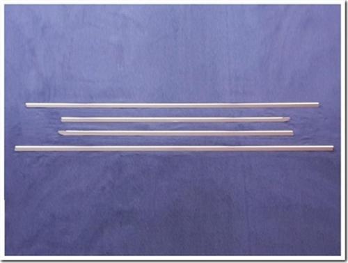 Land Rover Discovery 3 Krom Cam Çıtası 2004-2009 4 Parça Paslanmaz Çelik