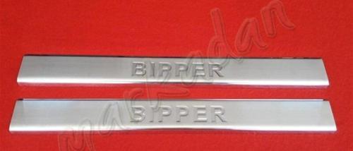 Peugeot Bipper Krom Kapı Eşiği 2008 Sonrası 2 Parça Paslanmaz Çelik
