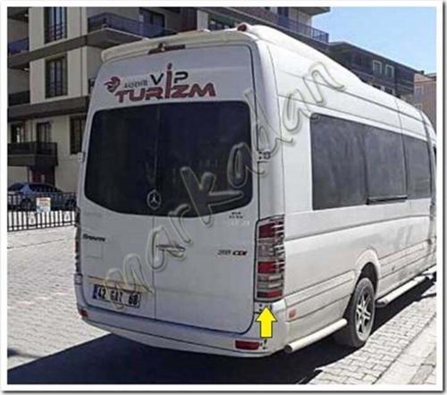 Mercedes Sprinter Krom Stop Çerçevesi 2006-2018 2 Parça Abs Krom