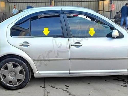VW Bora Krom Cam Çıtası 1998-2004 4 Parça Paslanmaz Çelik