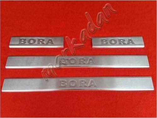 VW Bora Krom Kapı Eşiği 1998-2004 4 Parça Paslanmaz Çelik