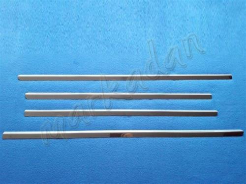 Mercedes E W211 Krom Cam Çıtası 2002-2009 4 Parça Paslanmaz Çelik