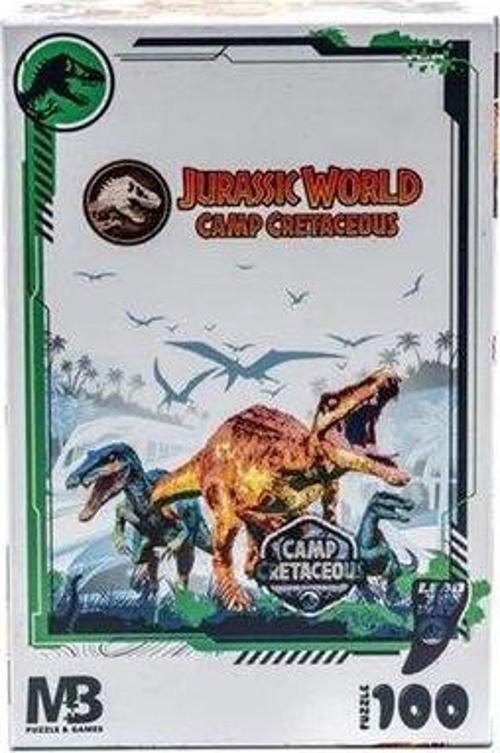 Mabbels Jurassic World Camp Cretaceous 100 Parça Puzzle