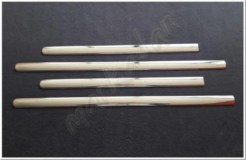 VW Caddy Krom Yan Kapı Çıtası 2004-2014 4 Parça Paslanmaz Çelik