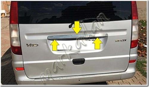 Mercedes Vito Krom Bagaj Çıtası 2004-2014 Paslanmaz Çelik