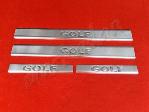 VW Golf 5 Krom Kapı Eşiği 2004-2009 4 Parça Paslanmaz Çelik