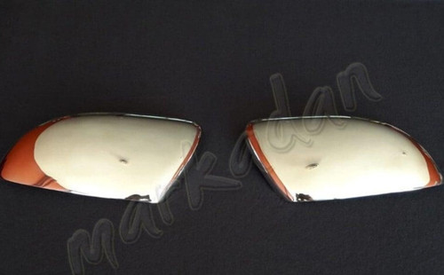 VW Golf 6 Krom Ayna Kapağı 2009-2012 2 Parça Paslanmaz Çelik