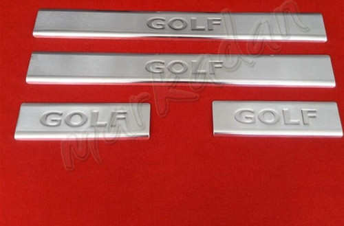 VW Golf 7 Krom Kapı Eşiği 2012-2020 4 Parça Paslanmaz Çelik