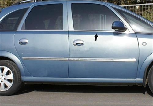 Opel Meriva Krom Cam Çıtası 2002-2010 8 Parça Paslanmaz Çelik