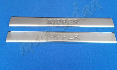 Peugeot Bipper Krom Kapı Eşiği 2008 Sonrası 2 Parça Paslanmaz Çelik