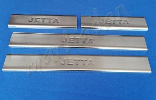 VW Jetta Krom Kapı Eşiği 2011-2017 4 Parça Paslanmaz Çelik