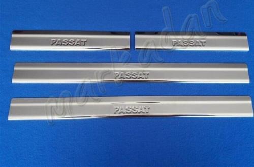 VW Passat 3C Krom Kapı Eşiği 2005-2015 4 Parça Paslanmaz Çelik