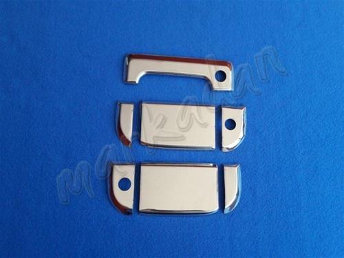 VW T4 Caravelle Krom Kapı Kolu 1995-2003 3 Kapı 7 Parça Paslanmaz Çelik
