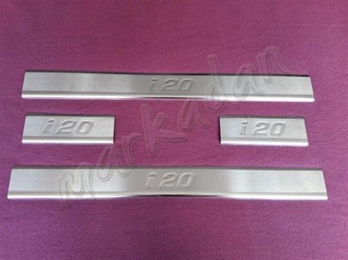 Hyundai i20 Krom Kapı Eşiği 2014-2020 4 Parça Paslanmaz Çelik