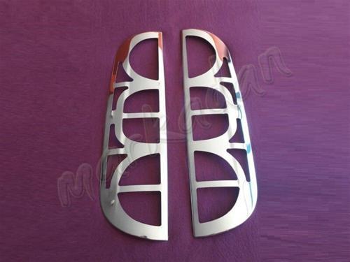 Fiat Doblo Krom Stop Çerçevesi 2006-2012 2 Parça Paslanmaz Çelik