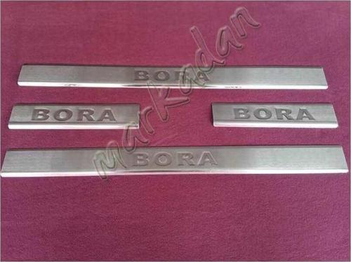 VW Bora Krom Kapı Eşiği 1998-2004 4 Parça Paslanmaz Çelik