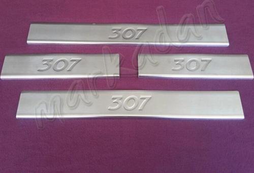 Peugeot 307 Krom Kapı Eşiği 2001-2008 4 Parça Paslanmaz Çelik