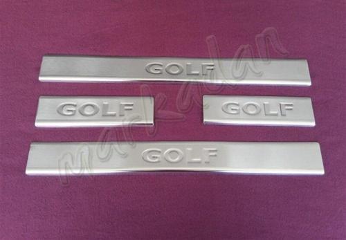 VW Golf 7 Krom Kapı Eşiği 2012-2020 4 Parça Paslanmaz Çelik