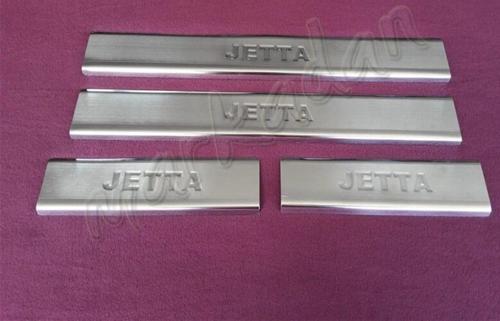 VW Jetta Krom Kapı Eşiği 2011-2017 4 Parça Paslanmaz Çelik