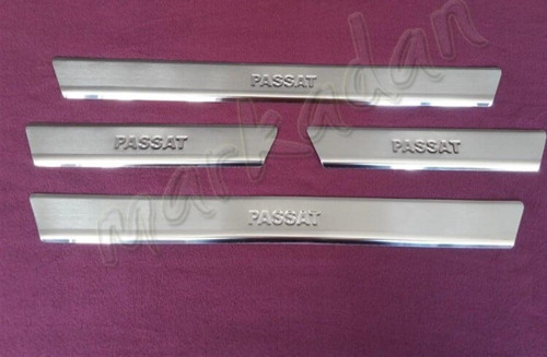 VW Passat B8 Krom Kapı Eşiği 2015 Sonrası 4 Parça Paslanmaz Çelik