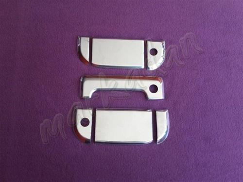 VW T4 Caravelle Krom Kapı Kolu 1995-2003 3 Kapı 7 Parça Paslanmaz Çelik