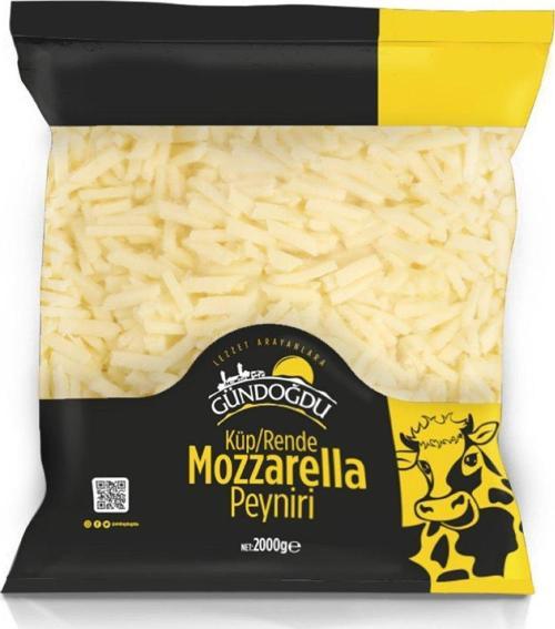 Mozzarella Peyniri Küp/Şerit 2000gr Ekonomik Paket