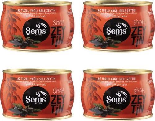 Siyah Zeytin 291-320 Kalibre 300 gr 4'lü