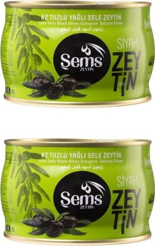 Siyah Zeytin 351-380 Kalibre 300 gr 2'li