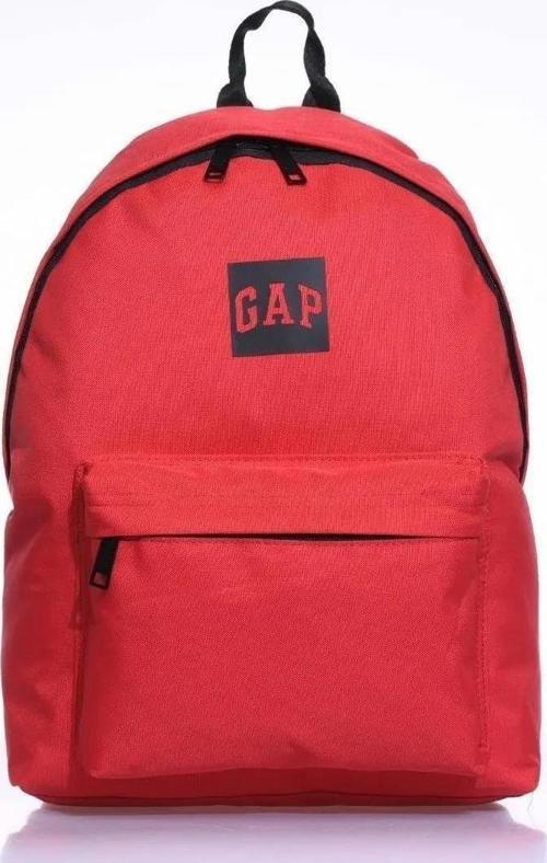 Çift Bölme Sırt Çantası Kırmızı 03478