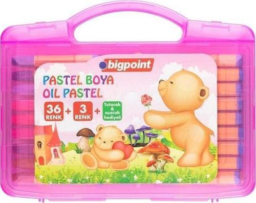 Pastel Boya 36+3 Renk - Pembe Çantalı BP741-36P