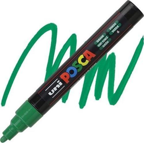 Markör Boyama Kalemi Posca Su Bazlı Poster 1.8-2.5 Mm Yeşil Pc-5M (6 Lı Paket)