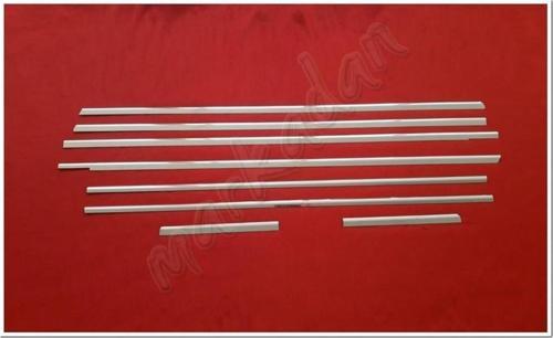 Mercedes Vito W639 Kısa Şasi Cam Çıtası Nikelajı 2004-2014 8 Parça P.Çelik