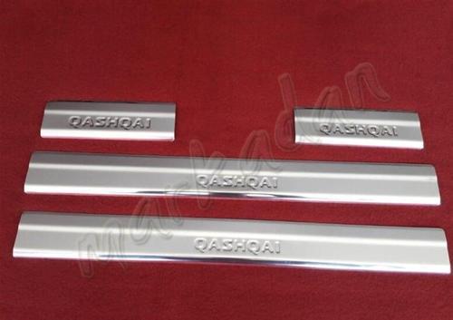 Nissan Qashqai Krom Kapı Eşiği 2014-2021 4 Parça P.Çelik