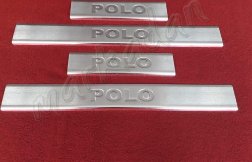 VW Polo Krom Kapı Eşiği 2009-2017 4 Parça P.Çelik