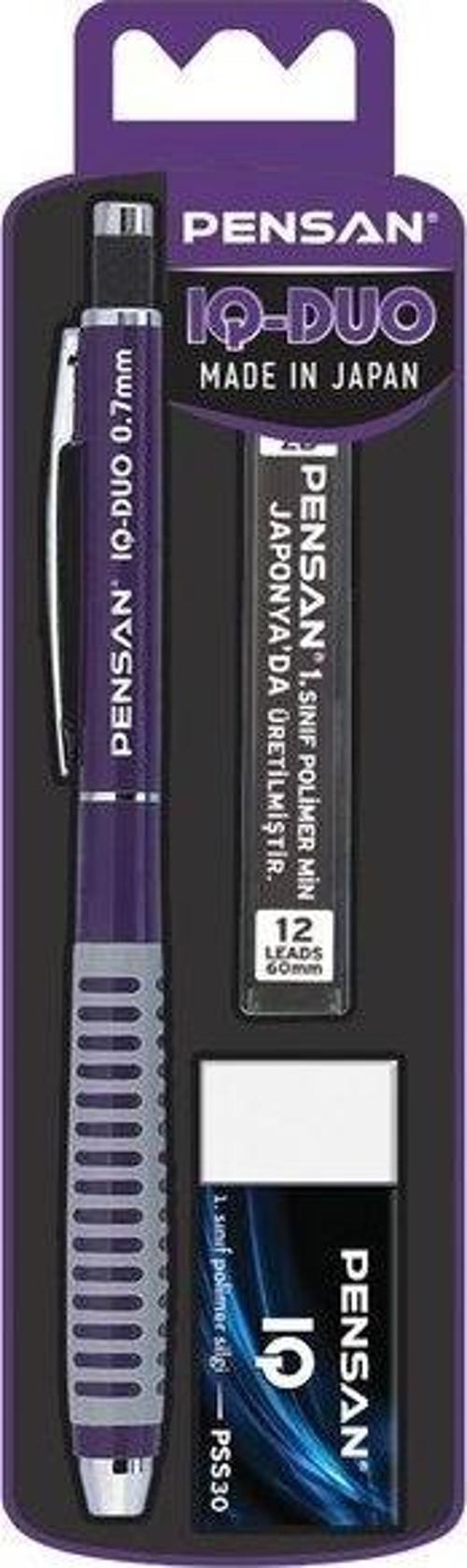 Iq-Duo Set 07 Mm Renkli Silgi+Min Mor