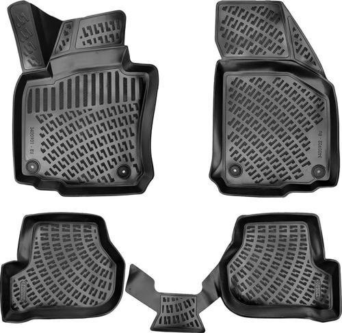3D Oto Paspas Siyah Renk Seat Toledo 2004 - 2009 ile uyumlu