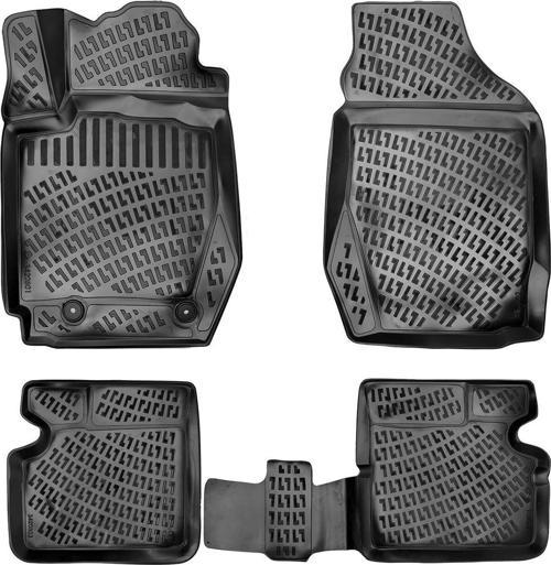 3D Oto Paspas Siyah Renk Toyota Avensis 2009 - Sonrası ile uyumlu