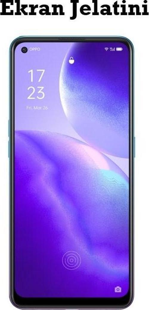 Oppo Reno 5 Lite Uyumlu Ön Body Şeffaf Ultra Ekran Koruyucu Nano Jelatin