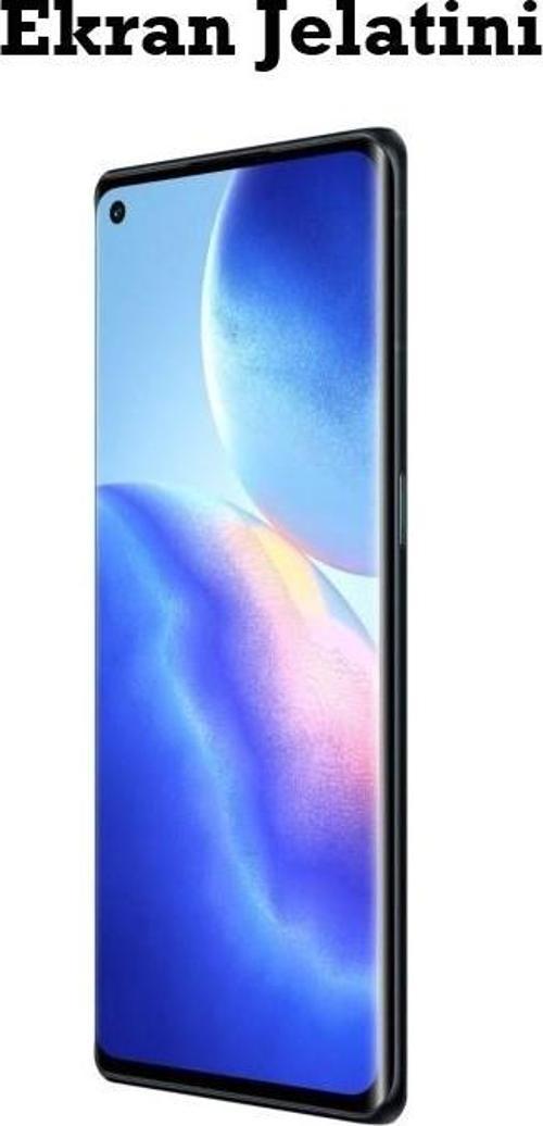 Oppo Reno 5 Pro+5G Uyumlu Ön Body Şeffaf Ultra Ekran Koruyucu Nano Jelatin