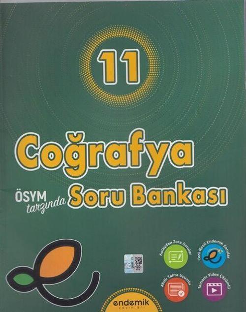 Endemik 11. Sınıf Coğrafya Soru Bankası Endemik Yayınları